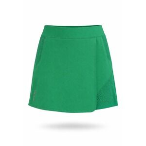 RLX Ralph Lauren Green Golf Skort Perforated Wrap Athletic Skirt Womens Small